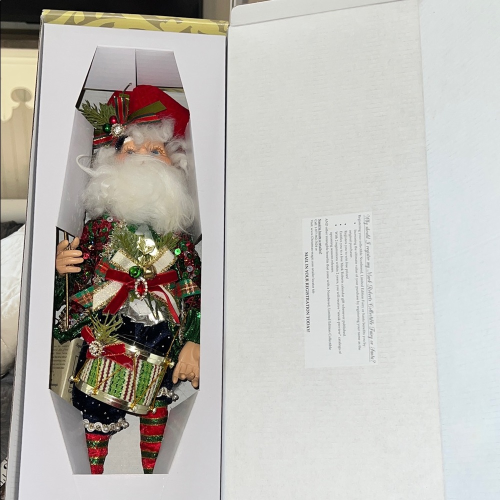 NWT 20” Mark Robert’s Northpole Little Drummer Boy Elf Christmas